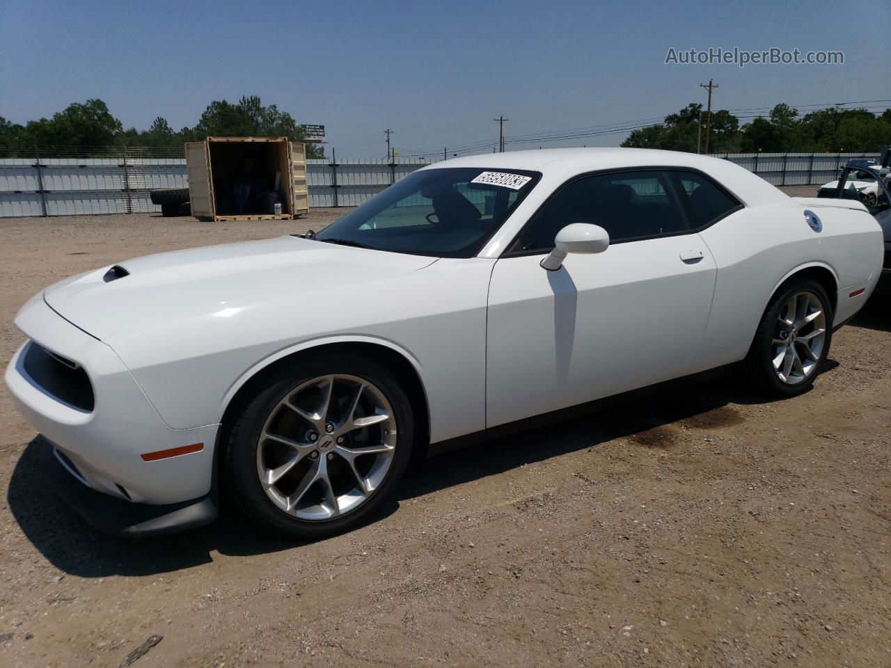 2022 Dodge Challenger Gt White vin: 2C3CDZJG3NH230060