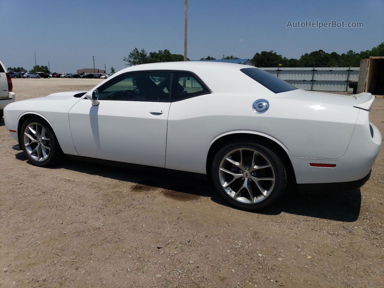 2022 Dodge Challenger Gt White vin: 2C3CDZJG3NH230060