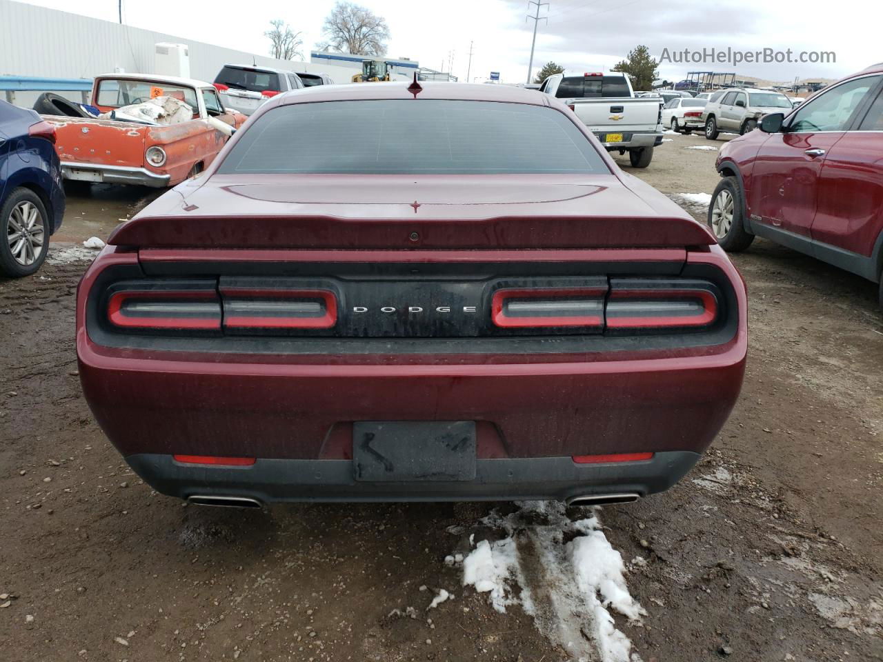 2022 Dodge Challenger Gt Red vin: 2C3CDZJG4NH122336