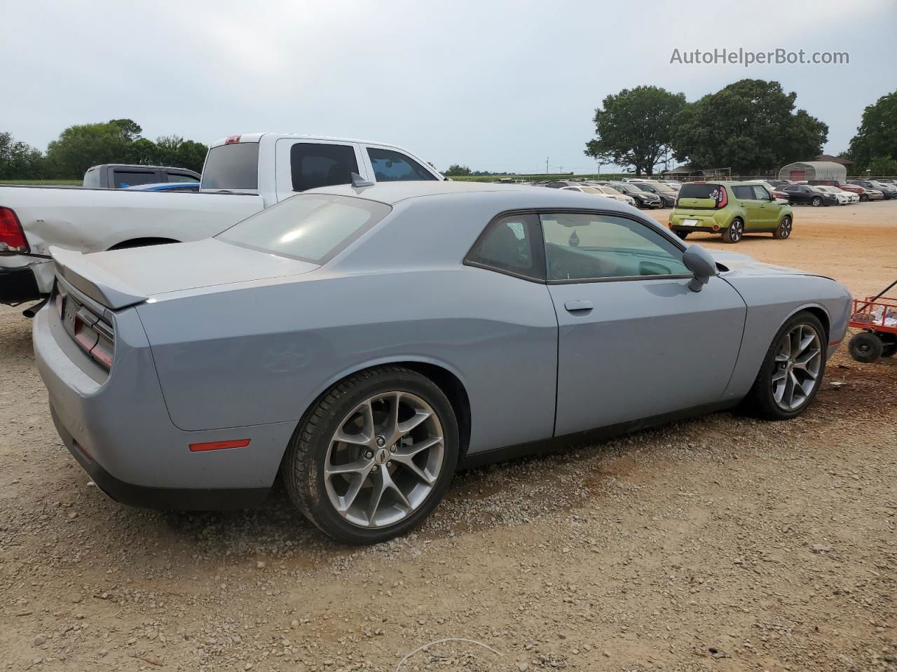 2022 Dodge Challenger Gt Gray vin: 2C3CDZJG4NH192001