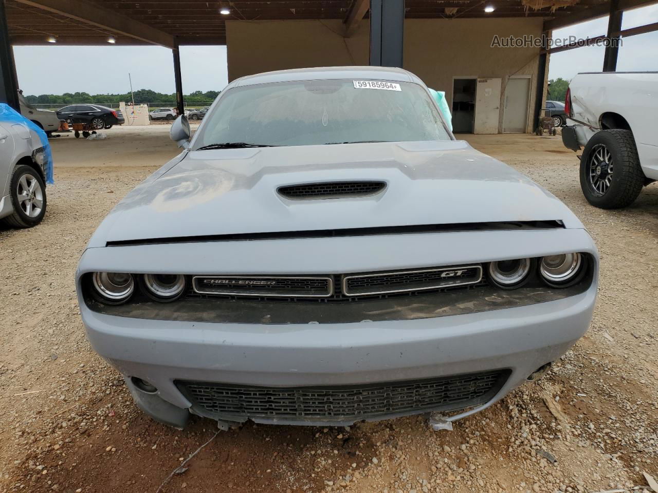 2022 Dodge Challenger Gt Gray vin: 2C3CDZJG4NH192001