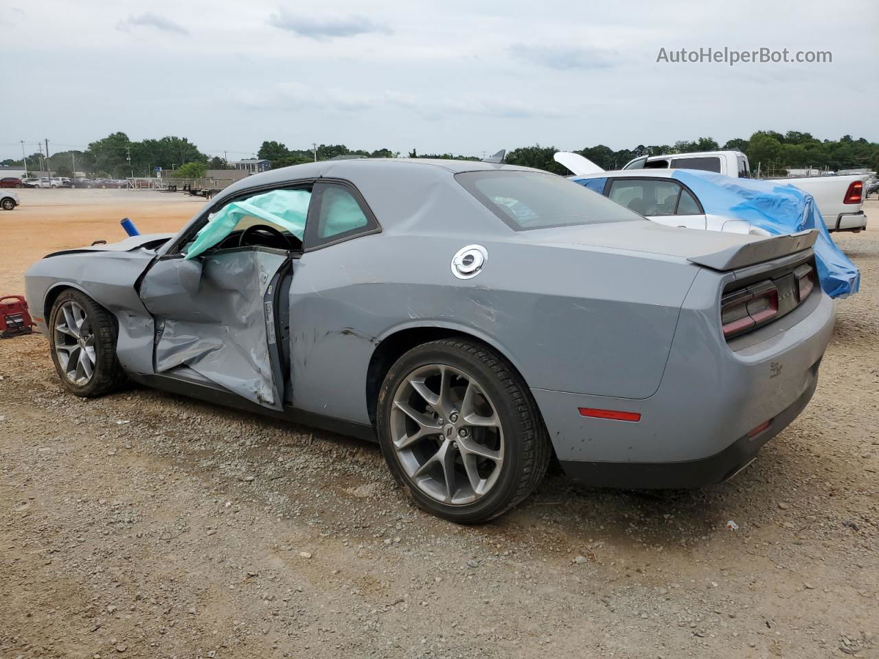 2022 Dodge Challenger Gt Gray vin: 2C3CDZJG4NH192001