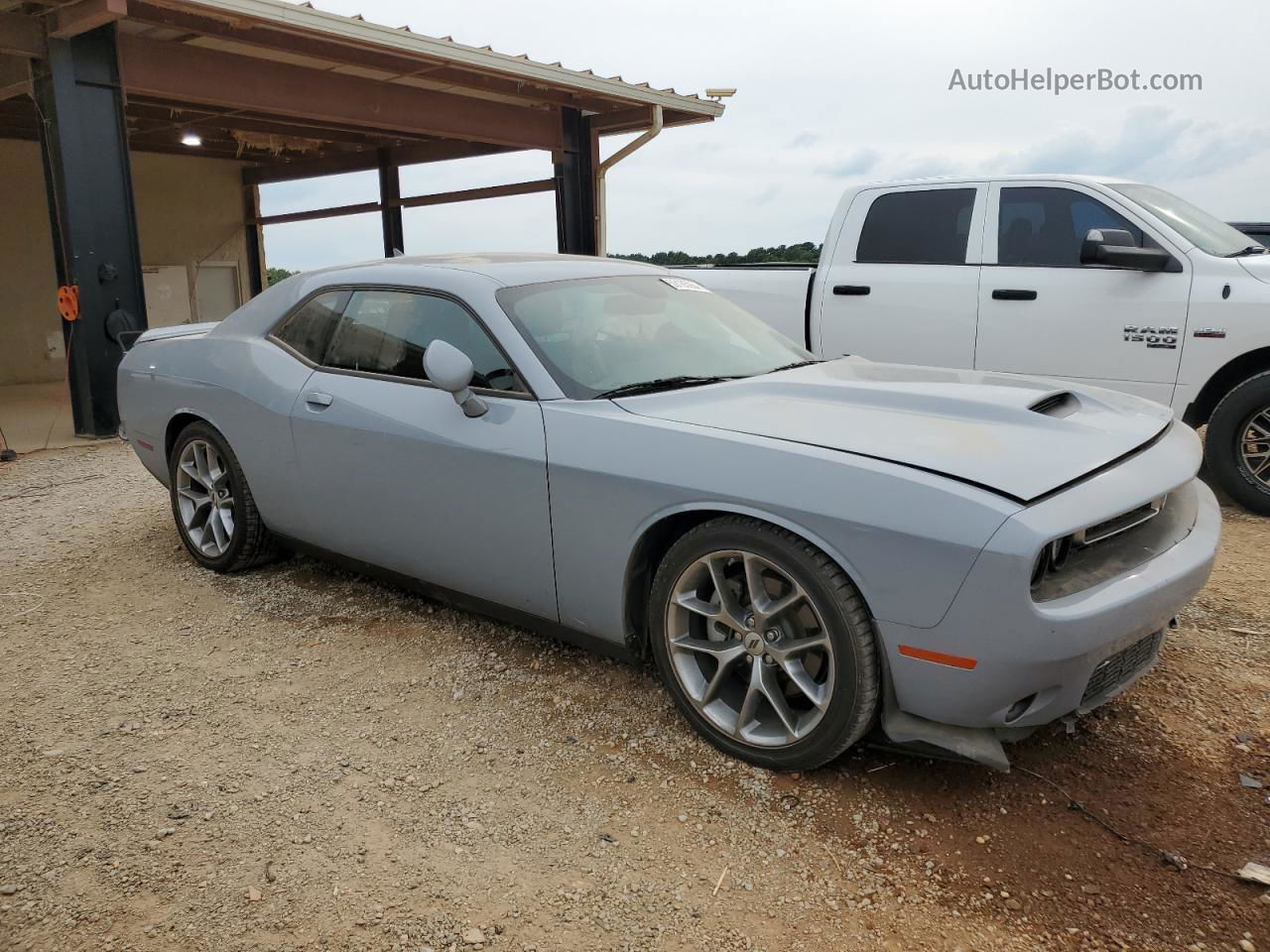 2022 Dodge Challenger Gt Gray vin: 2C3CDZJG4NH192001