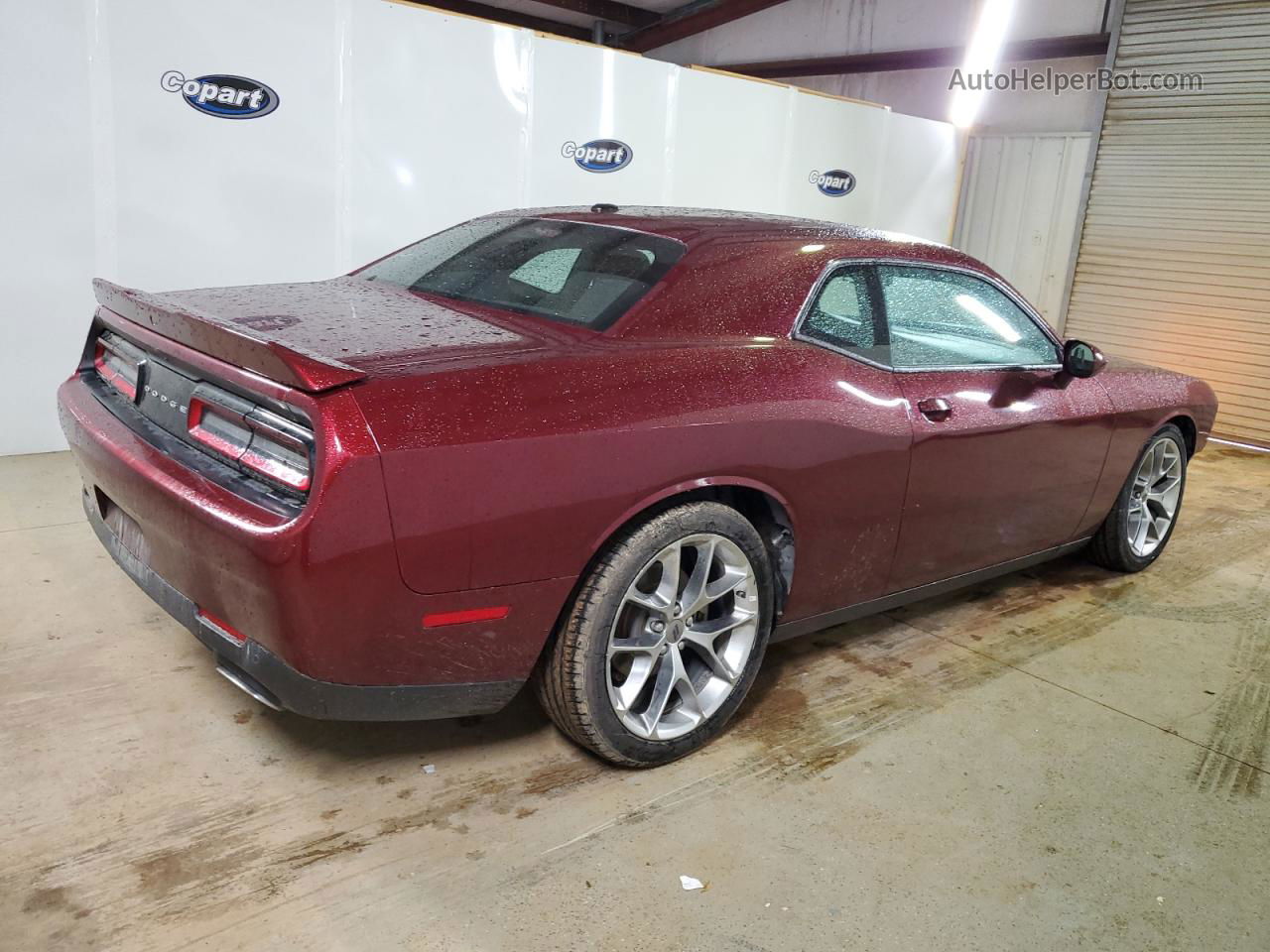 2022 Dodge Challenger Gt Red vin: 2C3CDZJG5NH155474