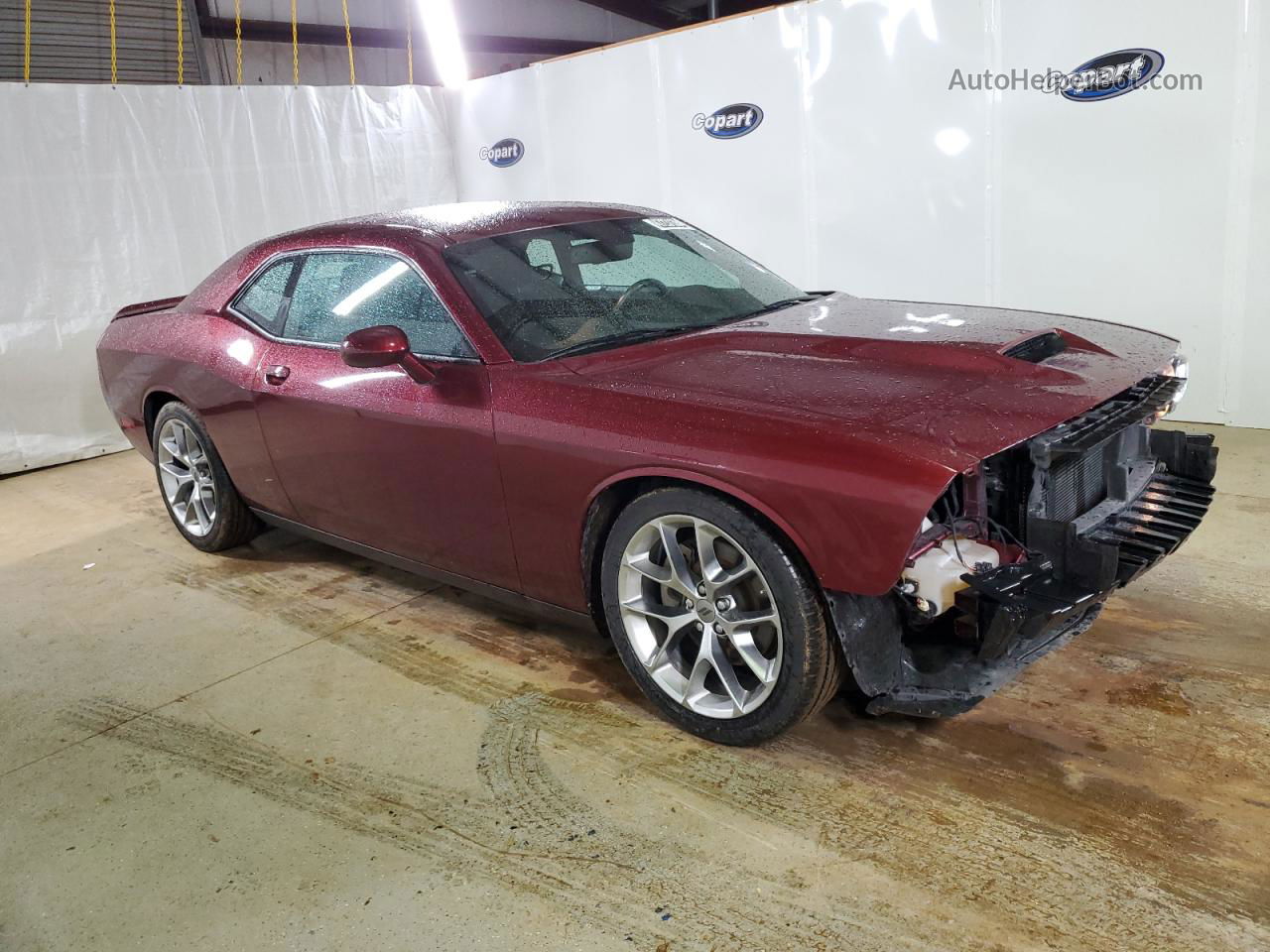 2022 Dodge Challenger Gt Red vin: 2C3CDZJG5NH155474