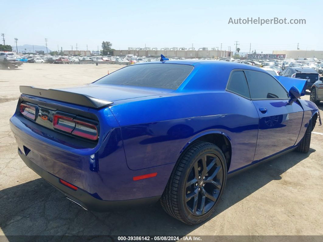 2022 Dodge Challenger Gt Blue vin: 2C3CDZJG5NH192220