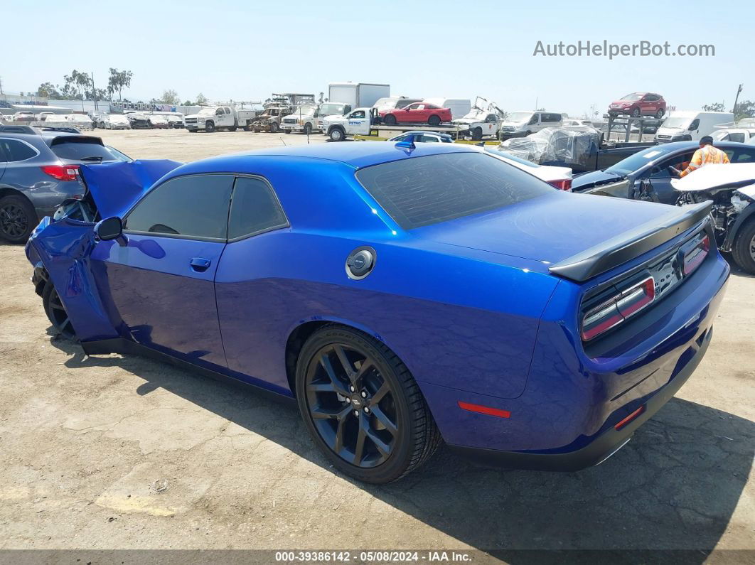 2022 Dodge Challenger Gt Blue vin: 2C3CDZJG5NH192220