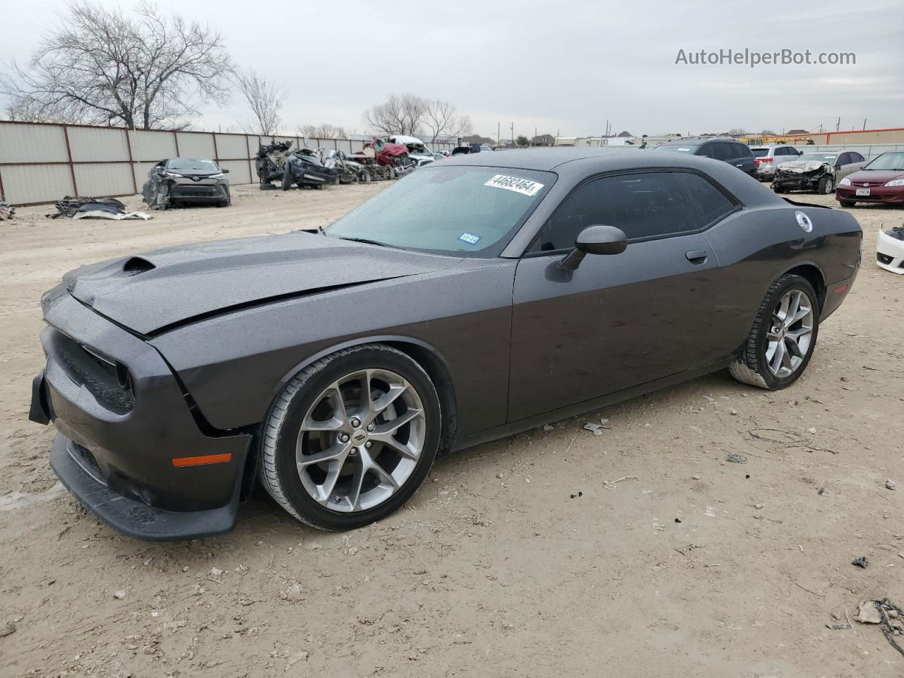 2022 Dodge Challenger Gt Gray vin: 2C3CDZJG5NH206567