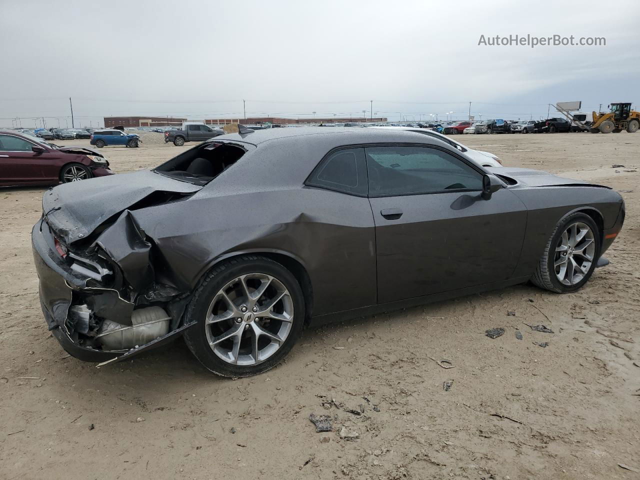 2022 Dodge Challenger Gt Серый vin: 2C3CDZJG5NH206567