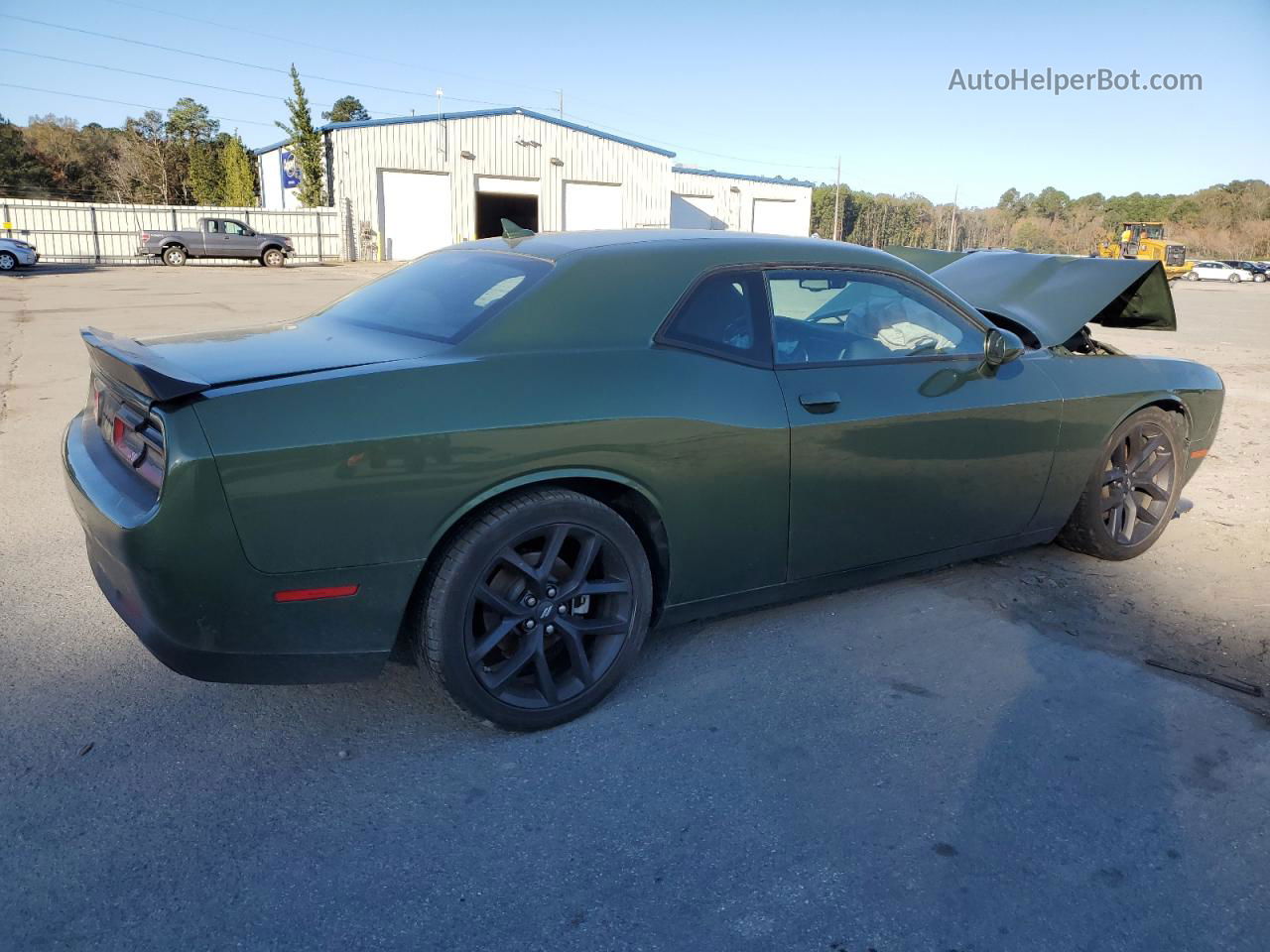 2022 Dodge Challenger Gt Green vin: 2C3CDZJG5NH218640