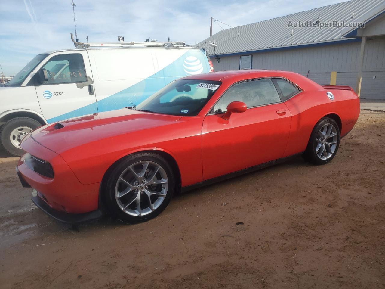 2022 Dodge Challenger Gt Red vin: 2C3CDZJG5NH246938