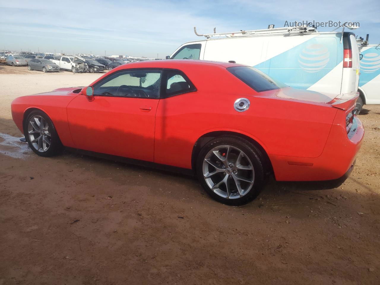 2022 Dodge Challenger Gt Red vin: 2C3CDZJG5NH246938