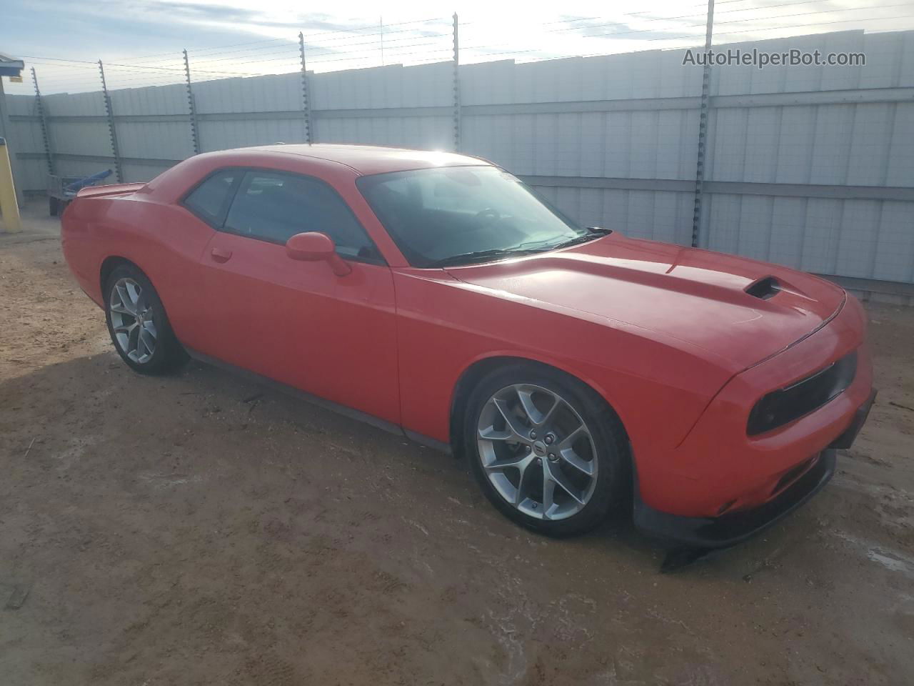 2022 Dodge Challenger Gt Red vin: 2C3CDZJG5NH246938