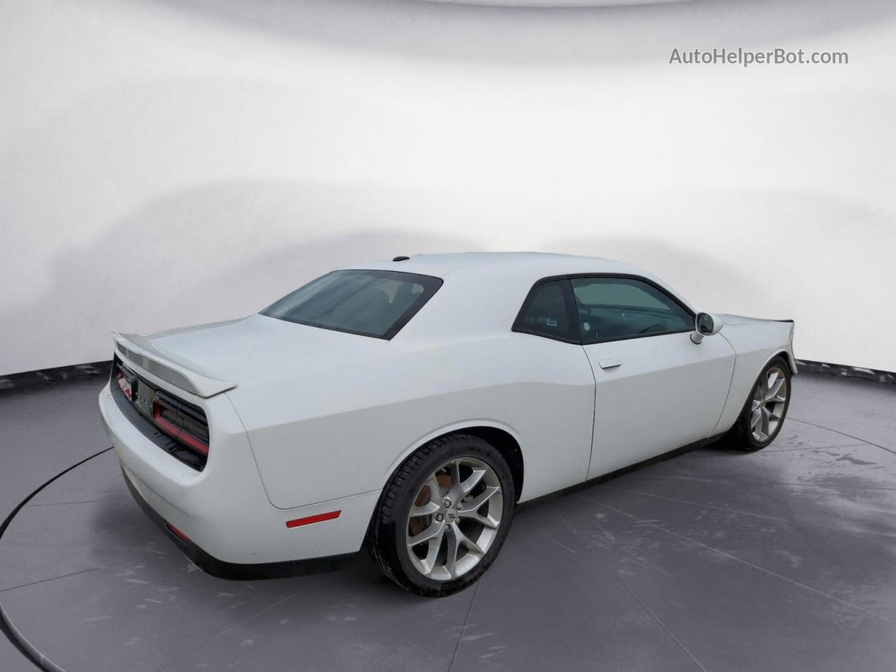 2022 Dodge Challenger Gt White vin: 2C3CDZJG5NH254392