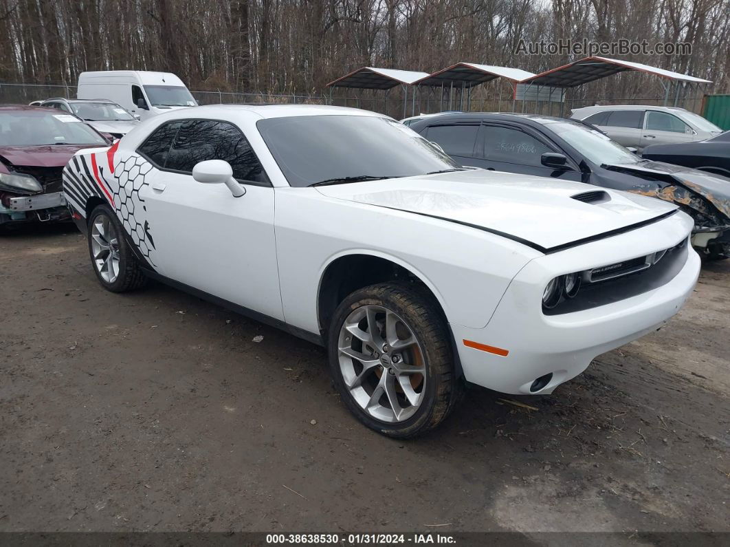 2022 Dodge Challenger Gt White vin: 2C3CDZJG6NH135962