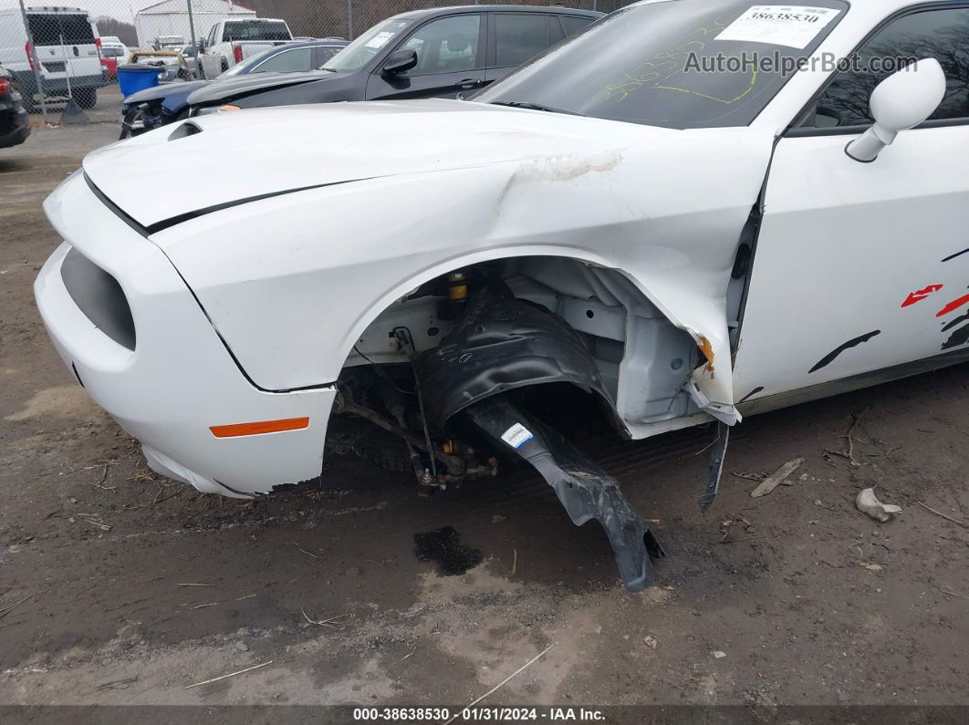 2022 Dodge Challenger Gt White vin: 2C3CDZJG6NH135962