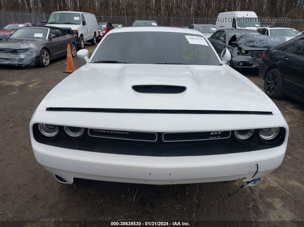 2022 Dodge Challenger Gt White vin: 2C3CDZJG6NH135962