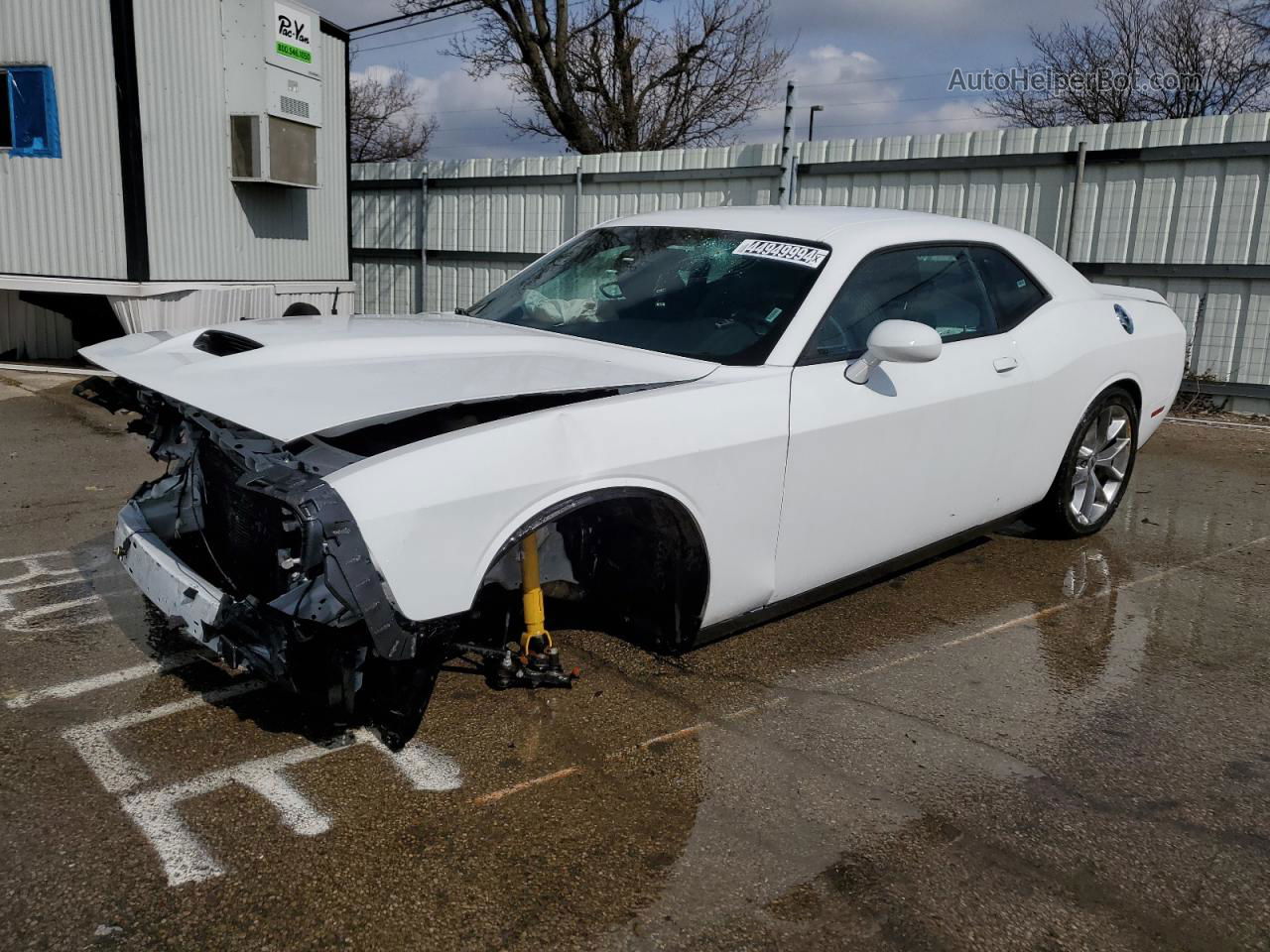 2022 Dodge Challenger Gt White vin: 2C3CDZJG6NH237519