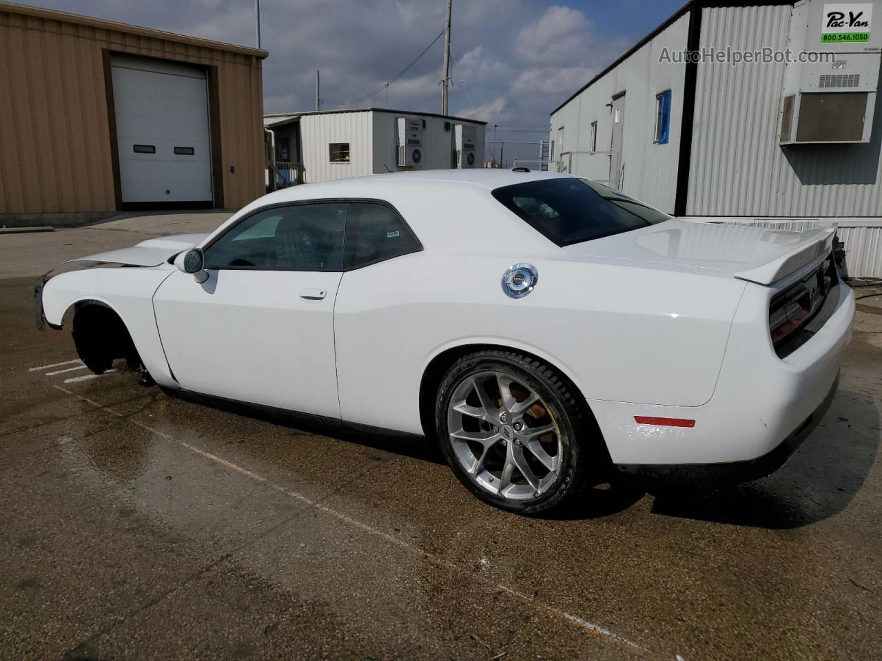 2022 Dodge Challenger Gt White vin: 2C3CDZJG6NH237519