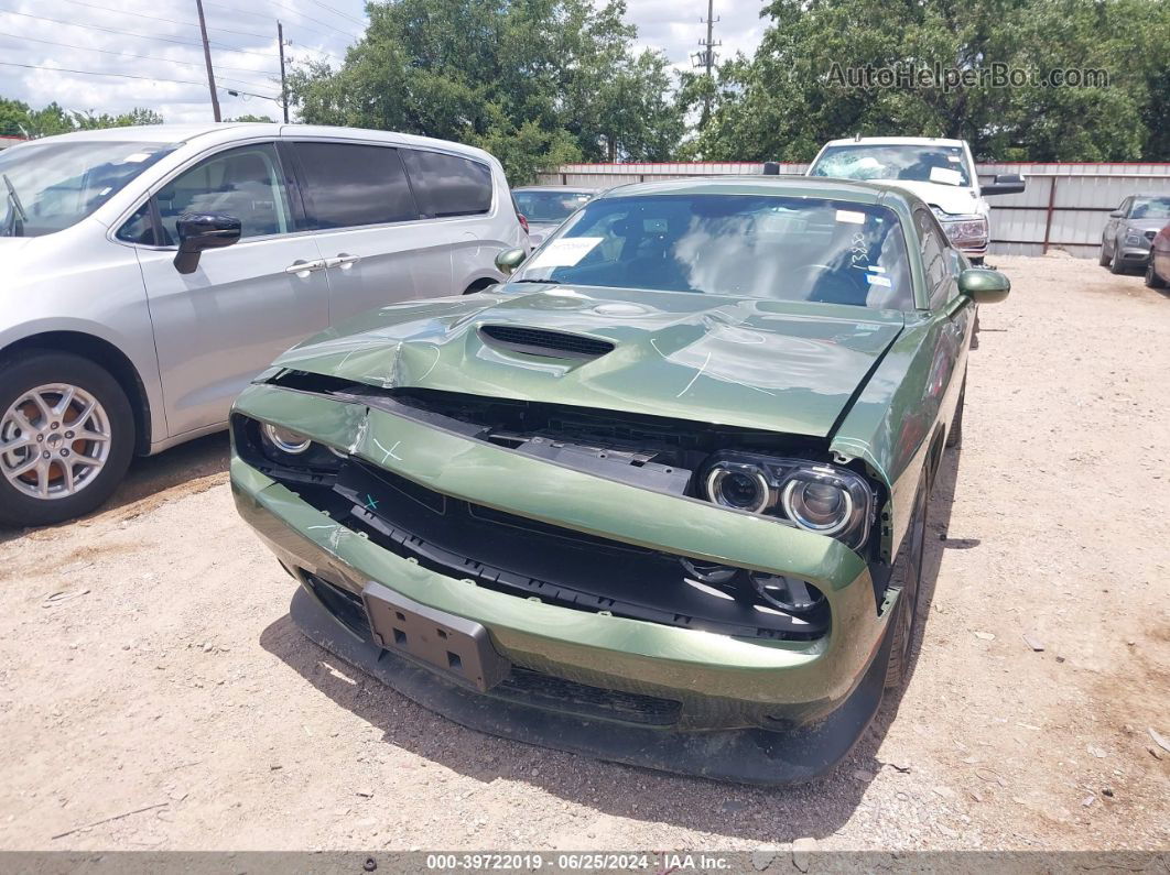 2022 Dodge Challenger Gt Зеленый vin: 2C3CDZJG7NH226836