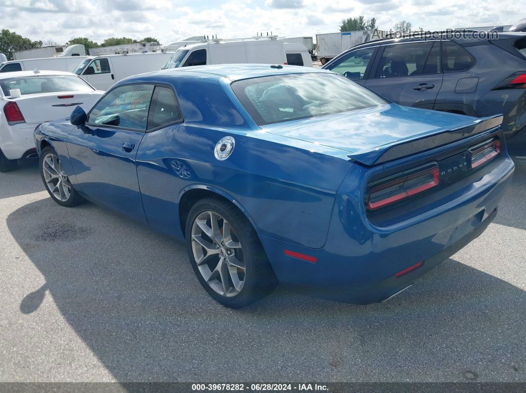 2022 Dodge Challenger Gt Blue vin: 2C3CDZJG7NH268519