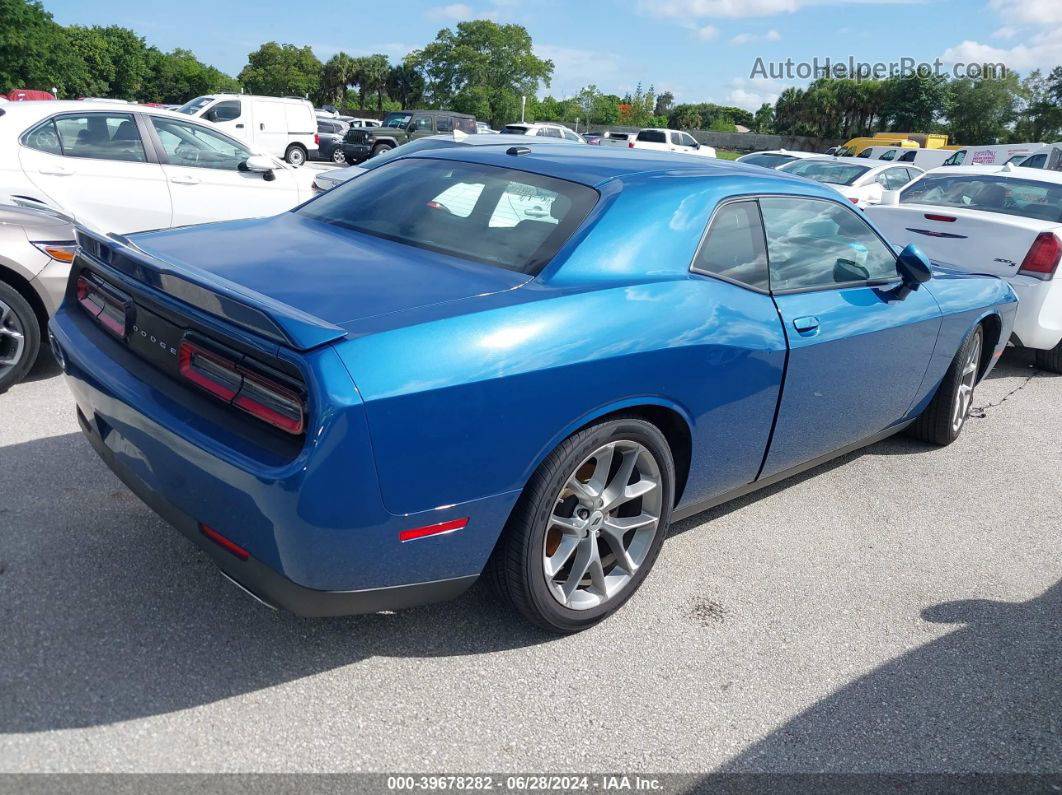 2022 Dodge Challenger Gt Blue vin: 2C3CDZJG7NH268519