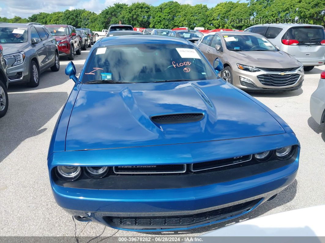 2022 Dodge Challenger Gt Blue vin: 2C3CDZJG7NH268519