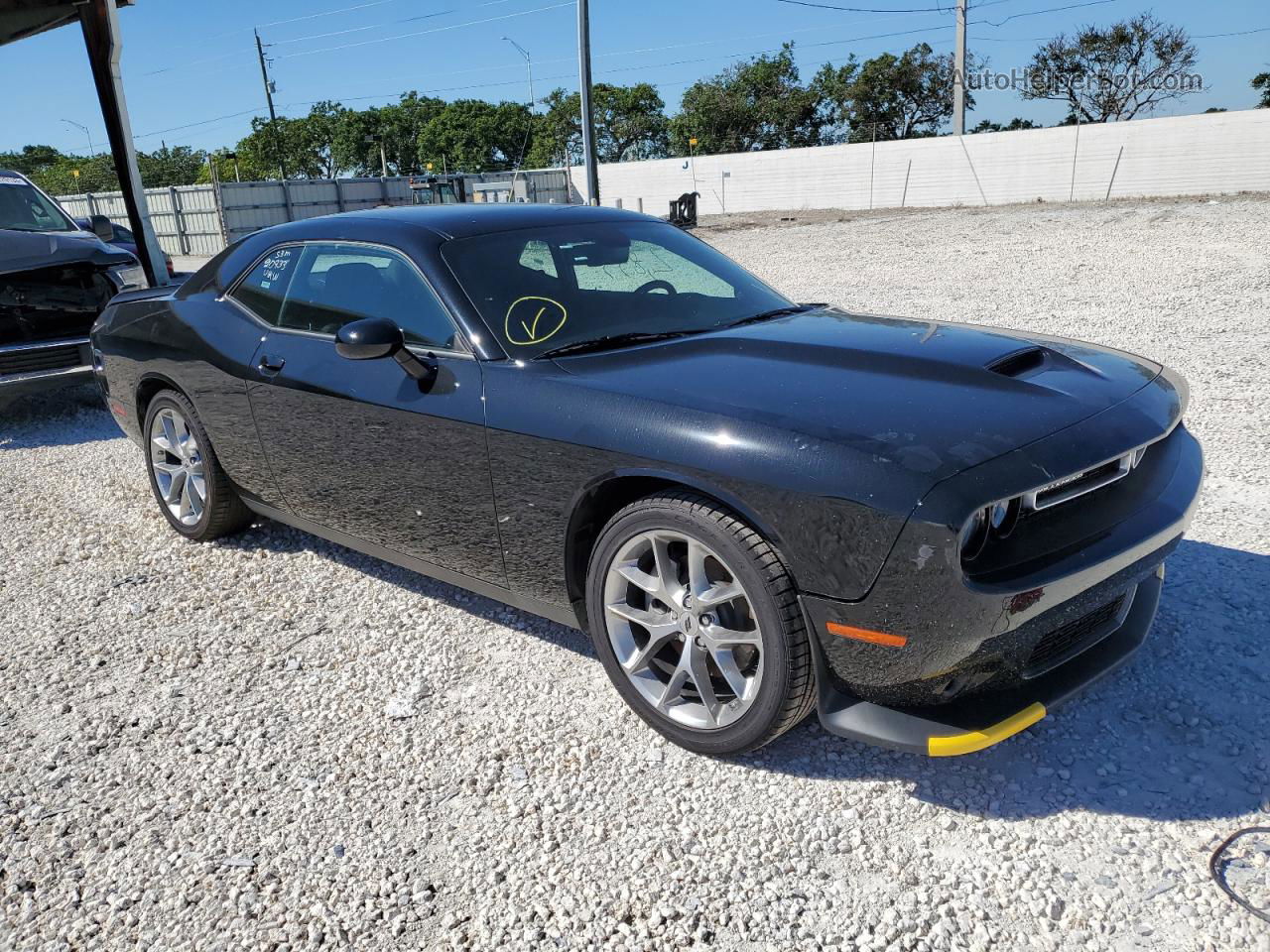 2023 Dodge Challenger Gt Black vin: 2C3CDZJG7PH605337