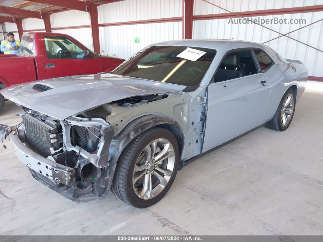 2022 Dodge Challenger Gt Gray vin: 2C3CDZJG8NH206756