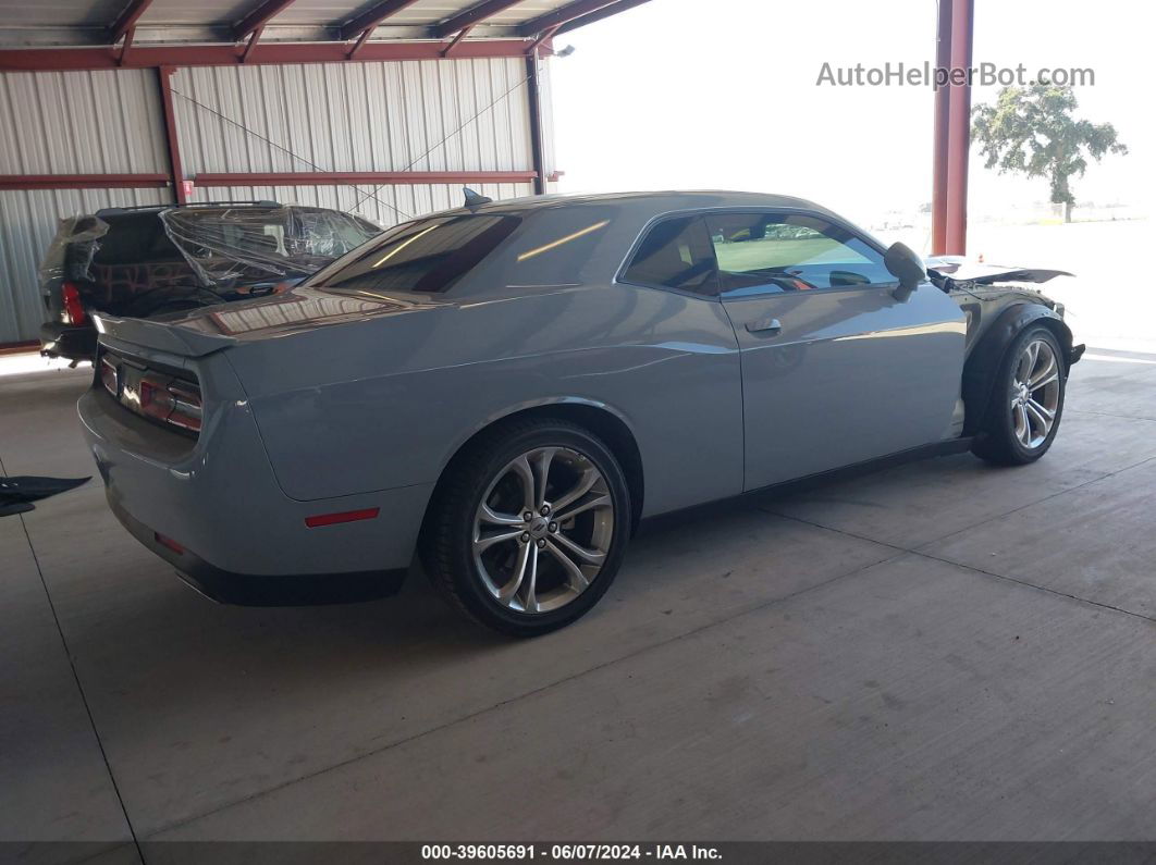 2022 Dodge Challenger Gt Gray vin: 2C3CDZJG8NH206756