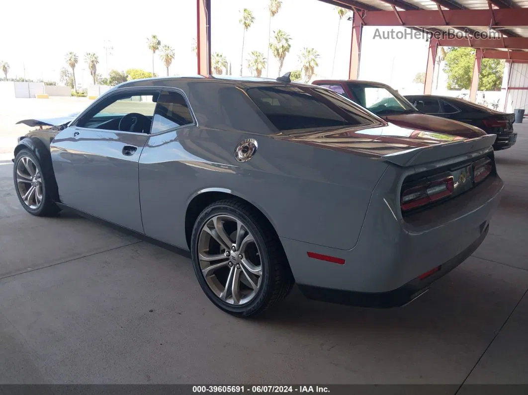 2022 Dodge Challenger Gt Gray vin: 2C3CDZJG8NH206756