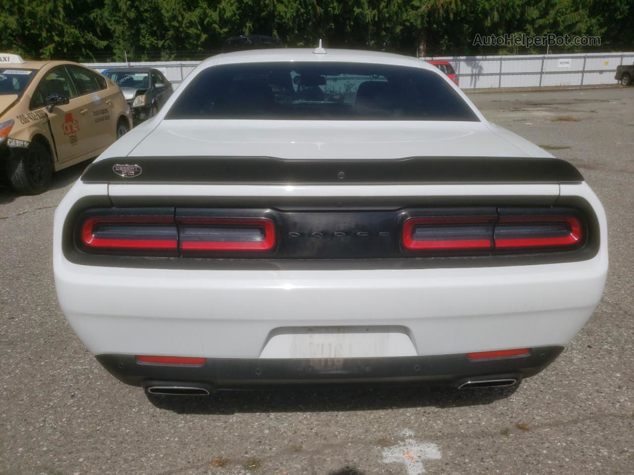 2022 Dodge Challenger Gt White vin: 2C3CDZJG8NH223377