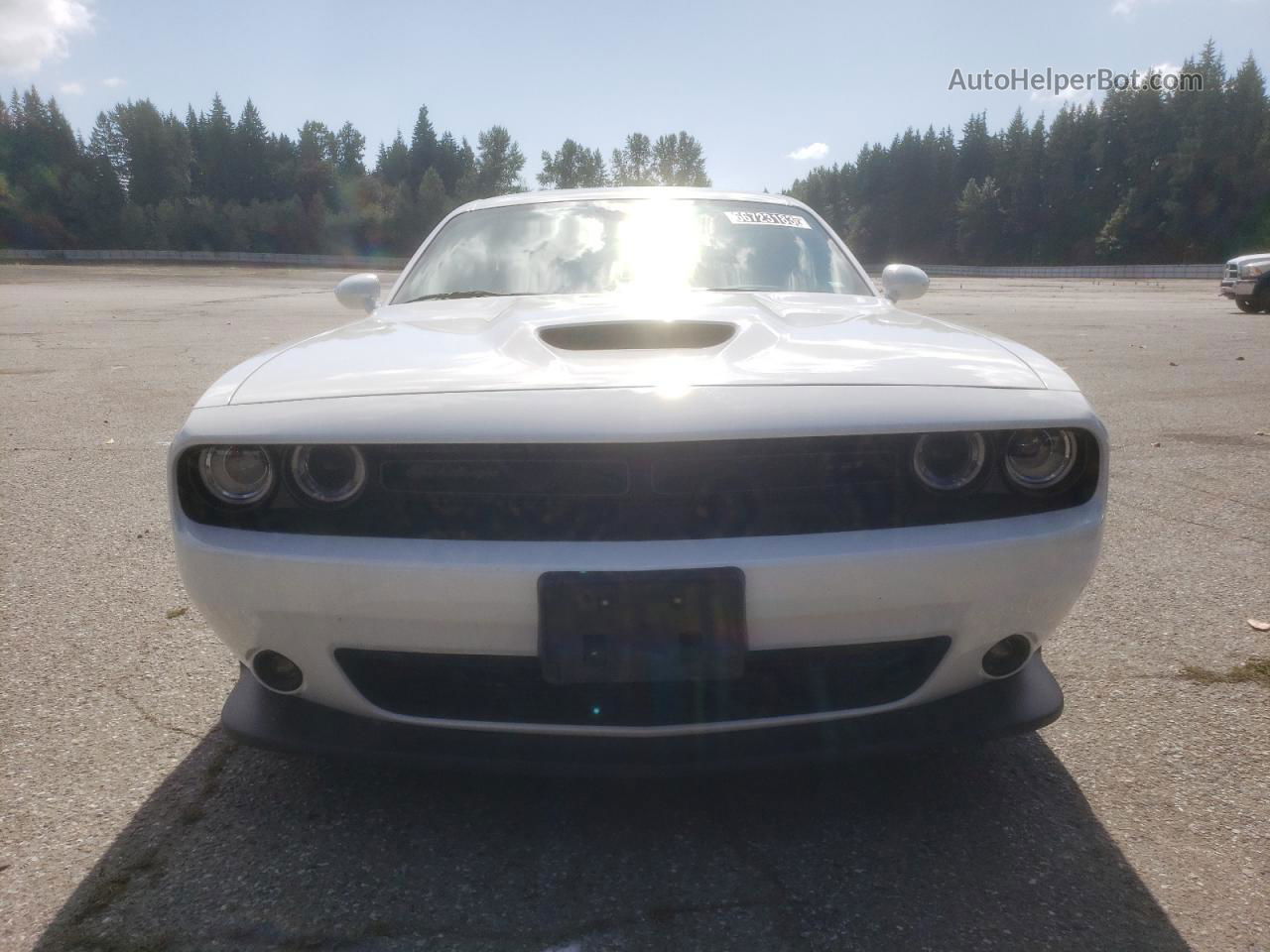 2022 Dodge Challenger Gt White vin: 2C3CDZJG8NH223377