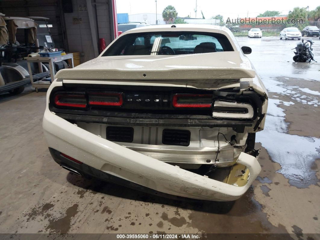 2022 Dodge Challenger Gt White vin: 2C3CDZJG8NH247016