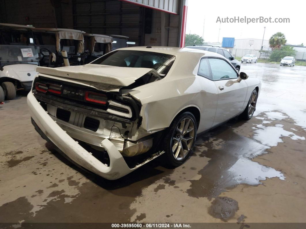 2022 Dodge Challenger Gt White vin: 2C3CDZJG8NH247016