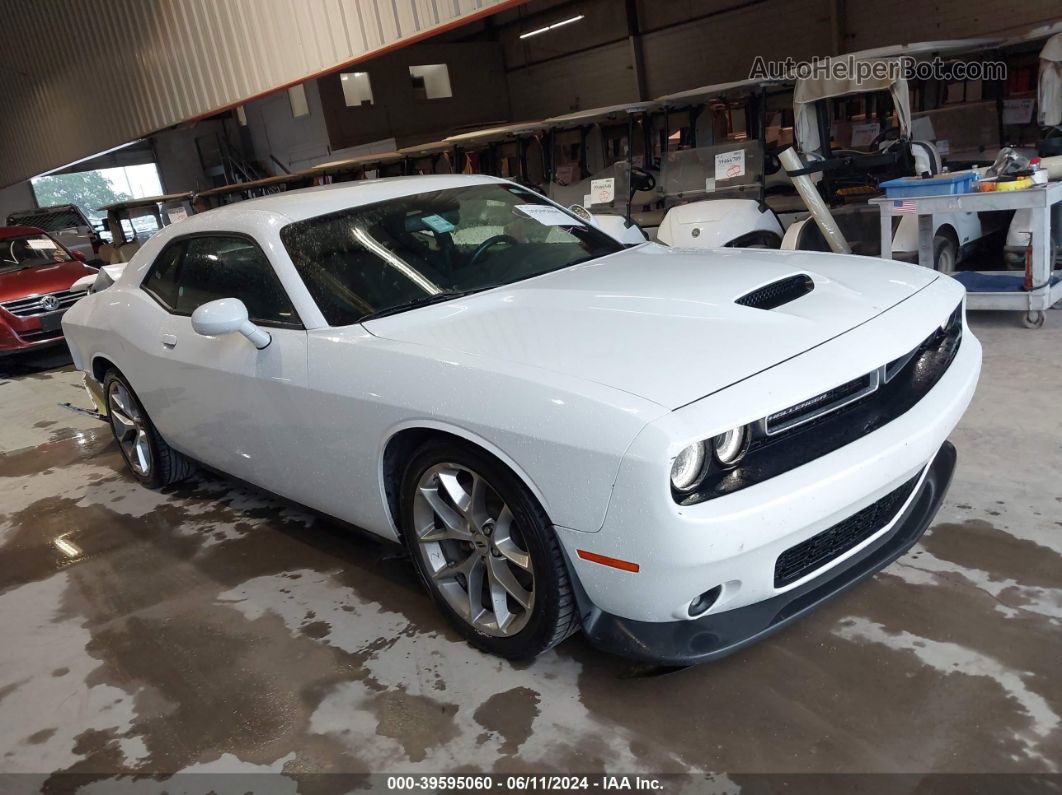 2022 Dodge Challenger Gt White vin: 2C3CDZJG8NH247016