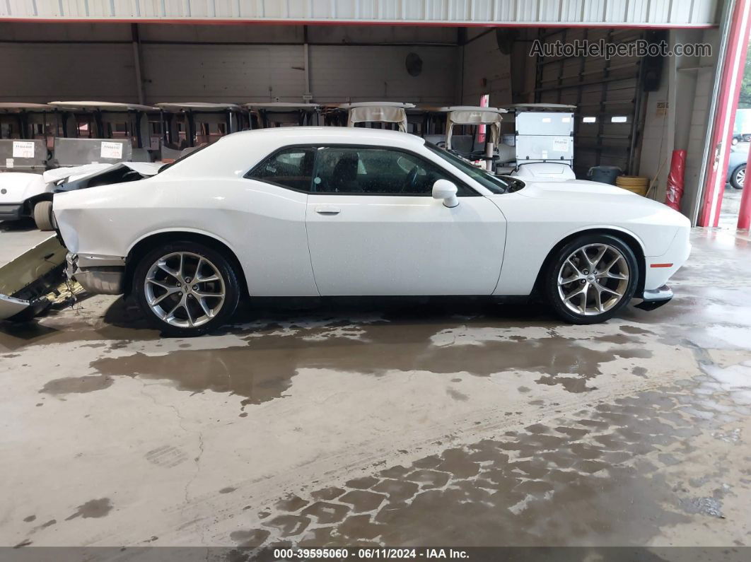 2022 Dodge Challenger Gt White vin: 2C3CDZJG8NH247016