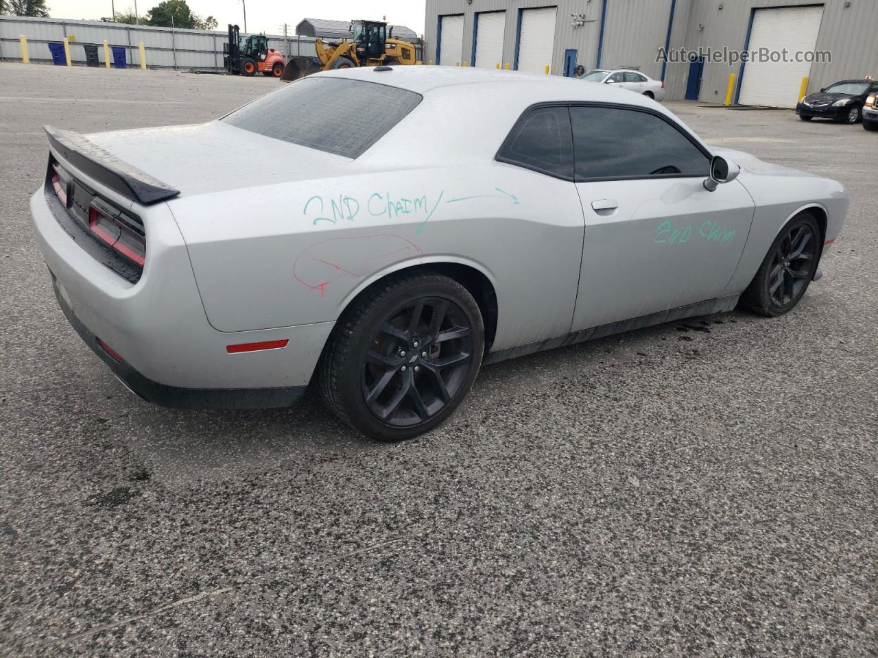 2022 Dodge Challenger Gt Серебряный vin: 2C3CDZJG9NH215224