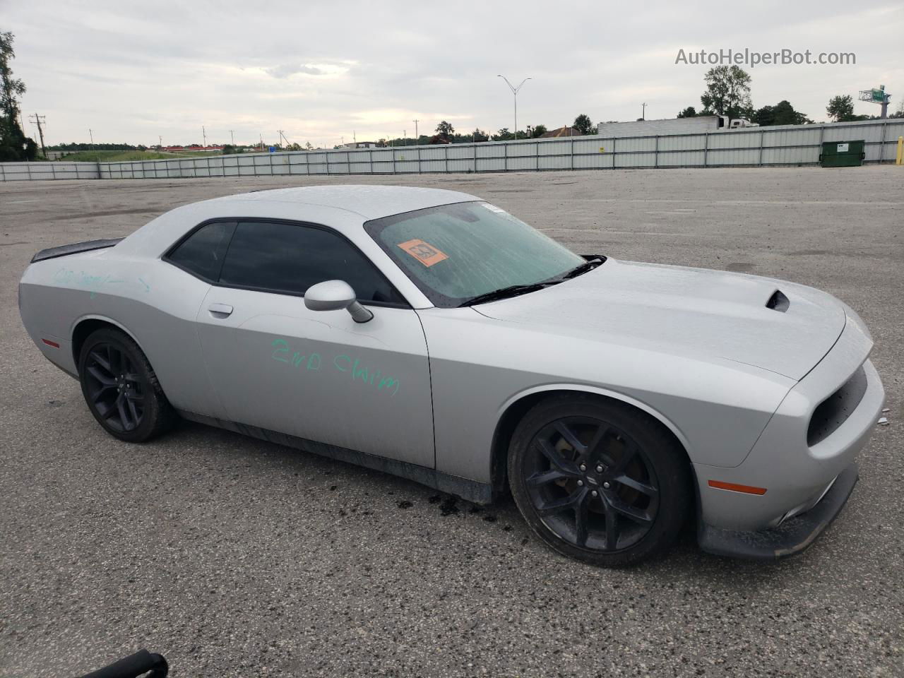 2022 Dodge Challenger Gt Silver vin: 2C3CDZJG9NH215224