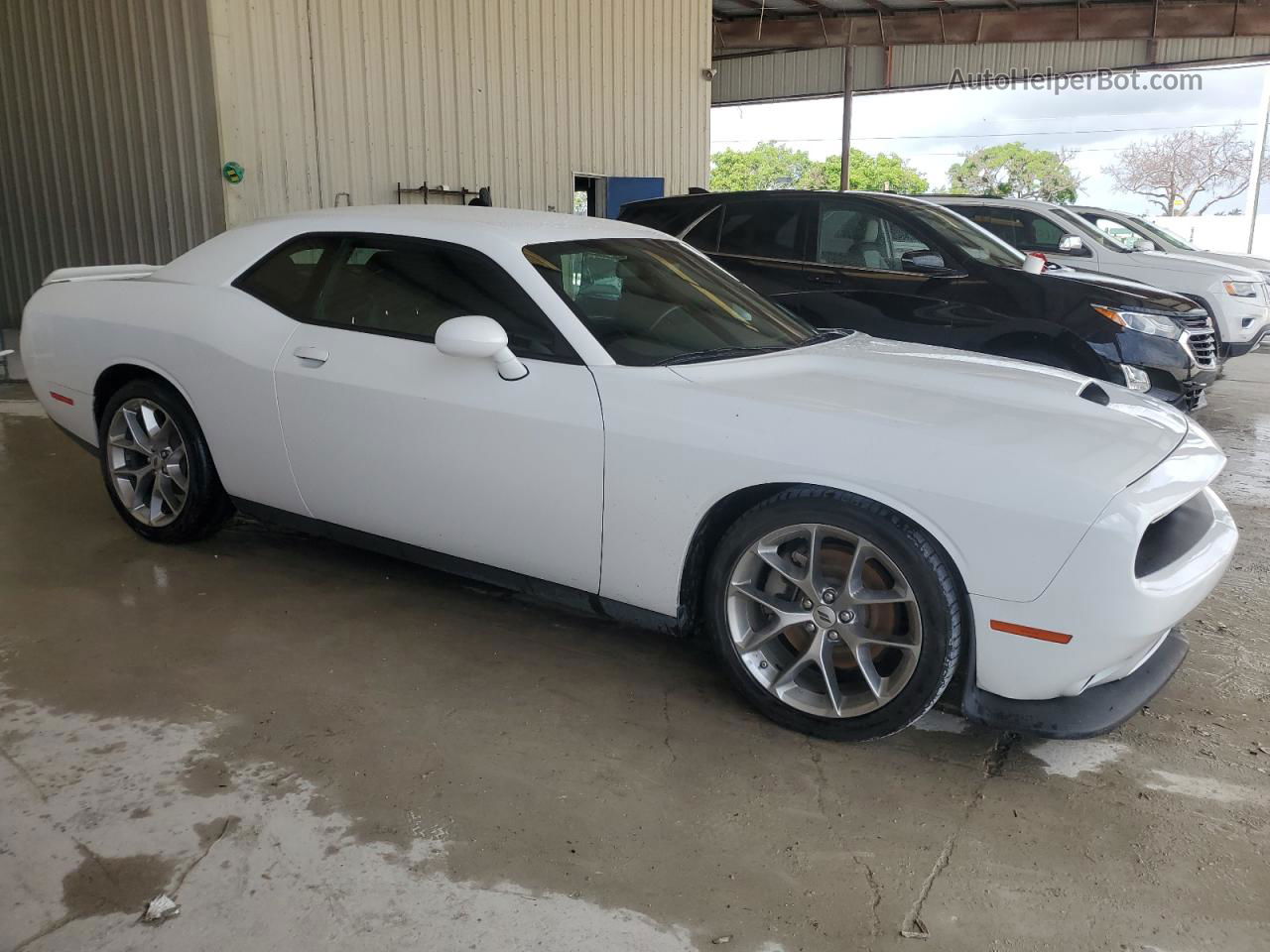 2022 Dodge Challenger Gt White vin: 2C3CDZJG9NH233111