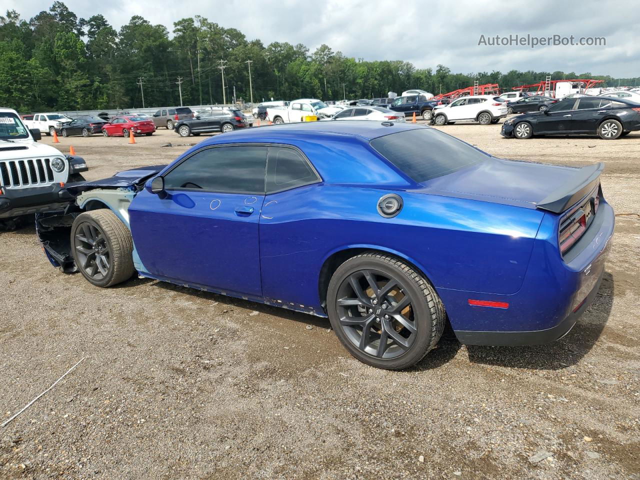 2022 Dodge Challenger Gt Фиолетовый vin: 2C3CDZJGXNH164963