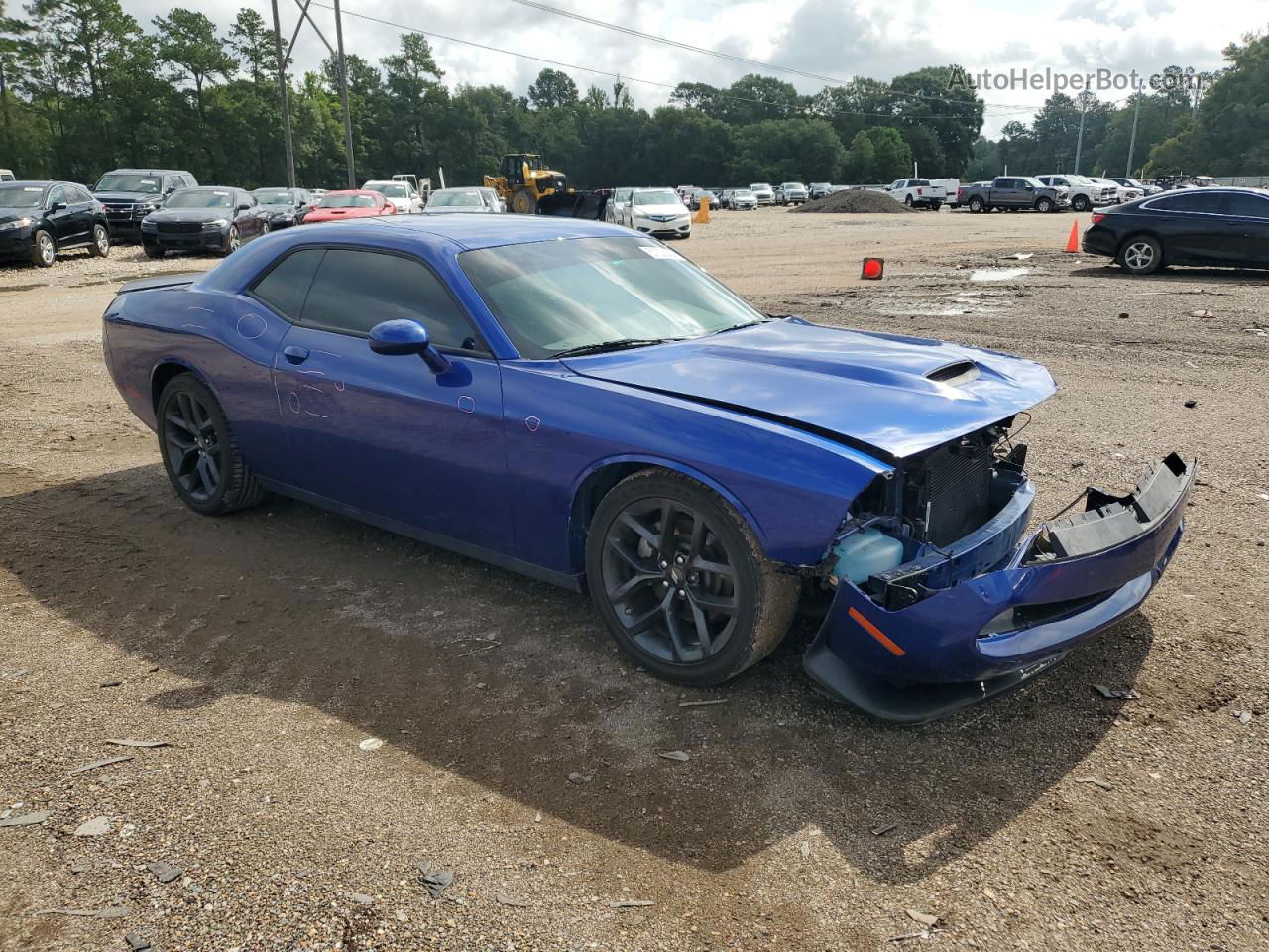 2022 Dodge Challenger Gt Фиолетовый vin: 2C3CDZJGXNH164963