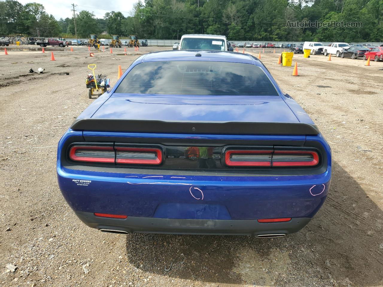 2022 Dodge Challenger Gt Purple vin: 2C3CDZJGXNH164963