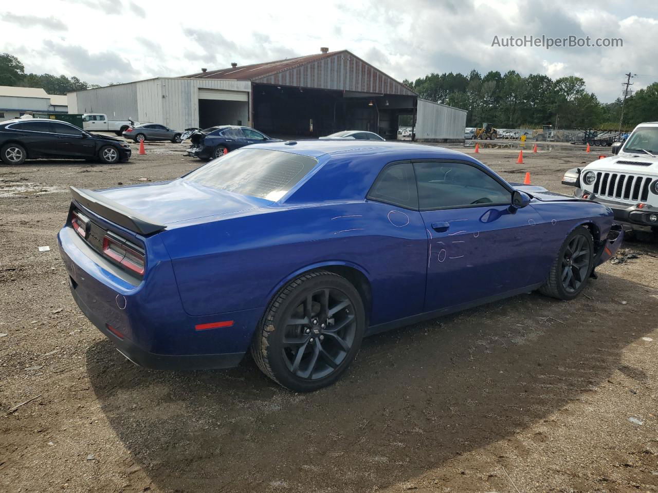 2022 Dodge Challenger Gt Purple vin: 2C3CDZJGXNH164963