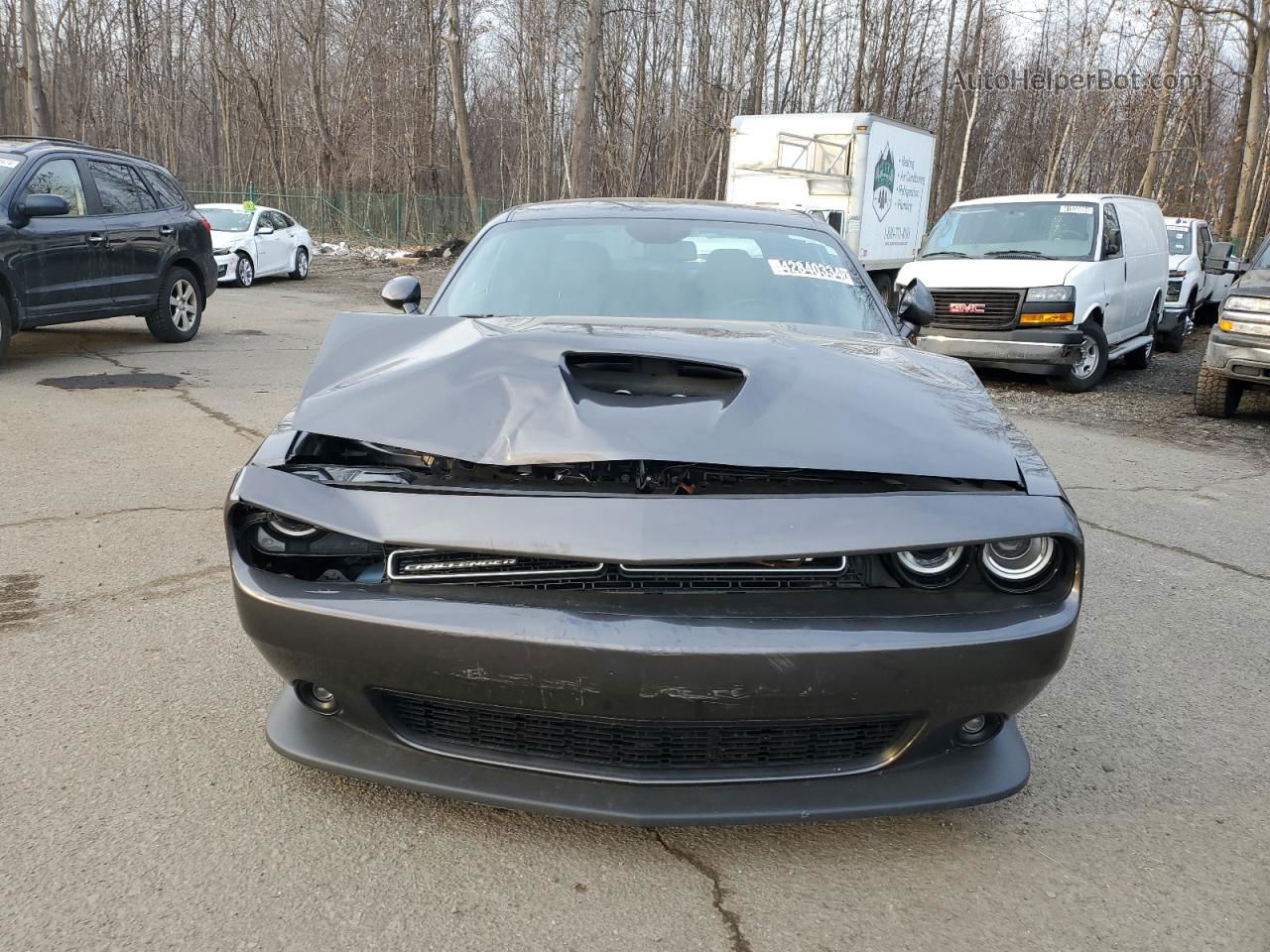 2022 Dodge Challenger Gt Gray vin: 2C3CDZJGXNH247020