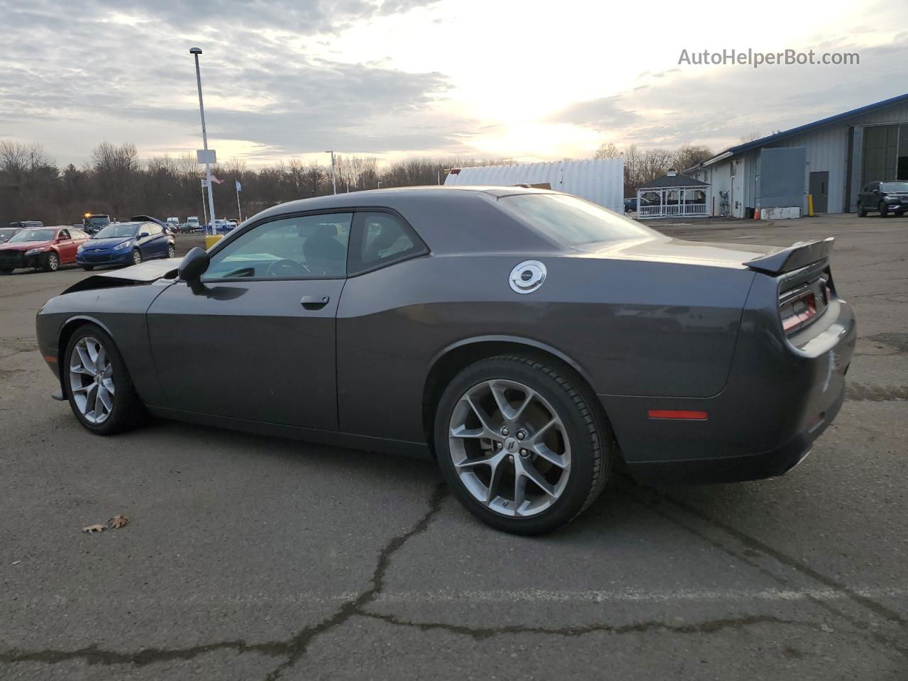 2022 Dodge Challenger Gt Серый vin: 2C3CDZJGXNH247020