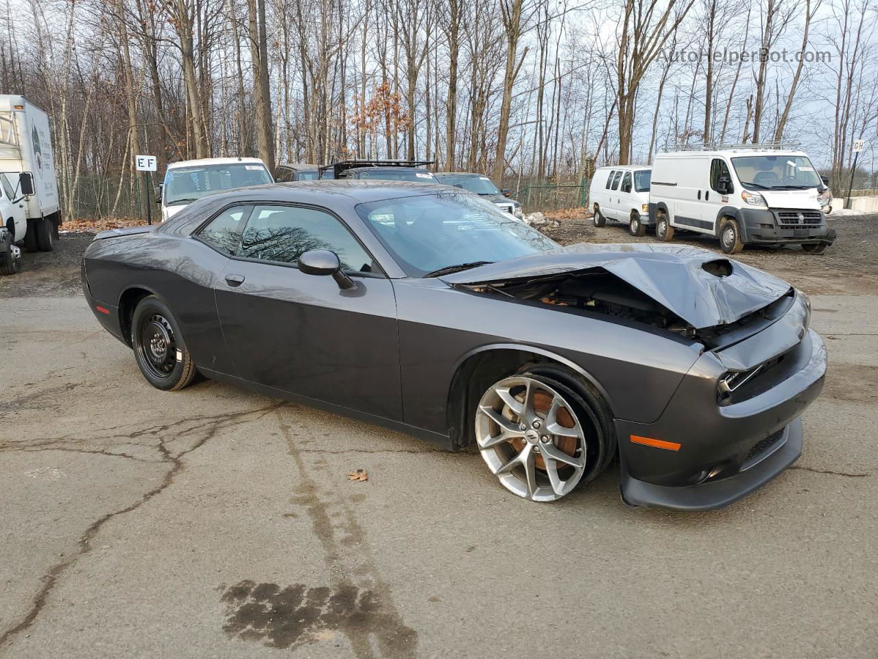 2022 Dodge Challenger Gt Серый vin: 2C3CDZJGXNH247020