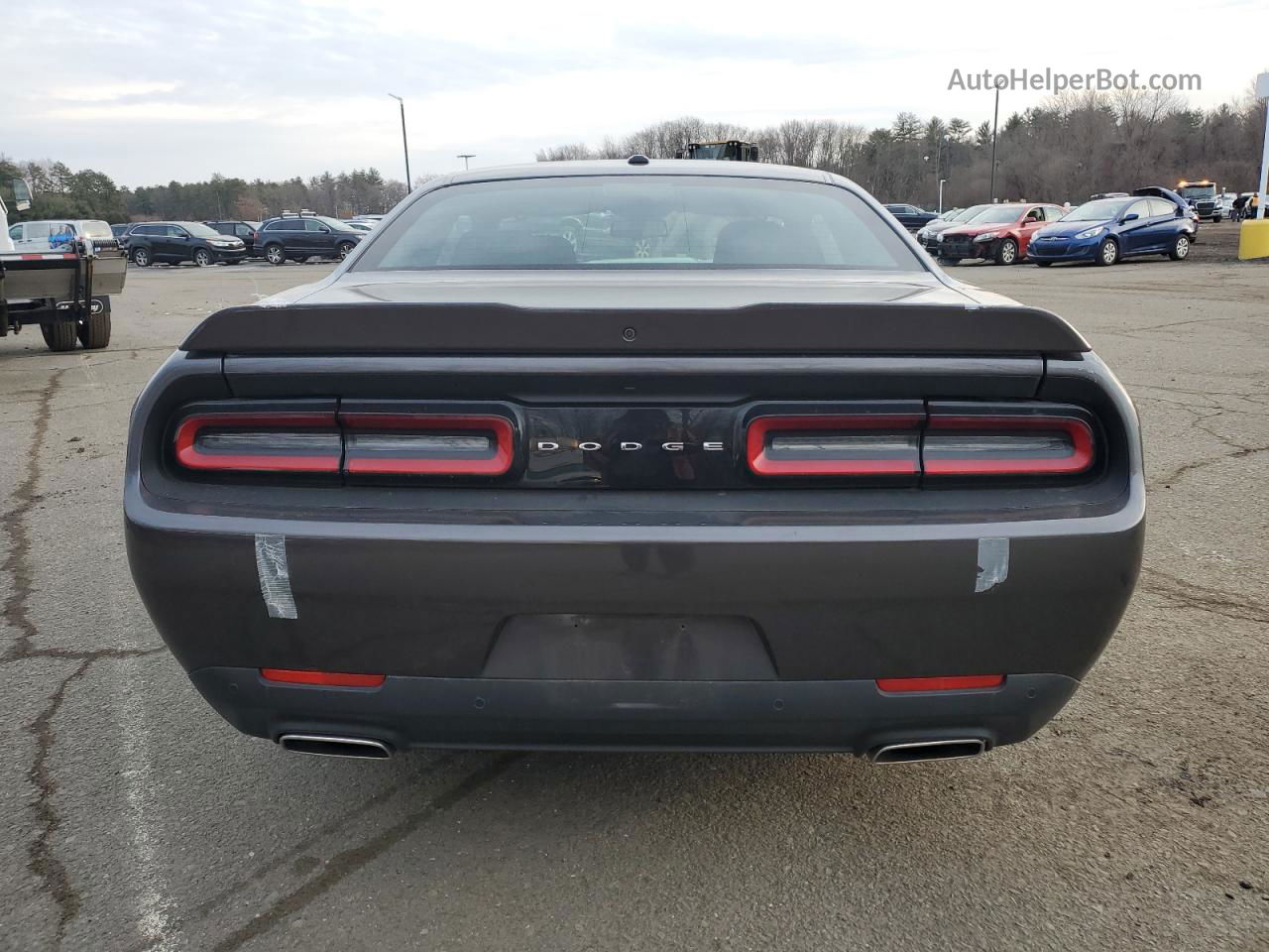 2022 Dodge Challenger Gt Gray vin: 2C3CDZJGXNH247020