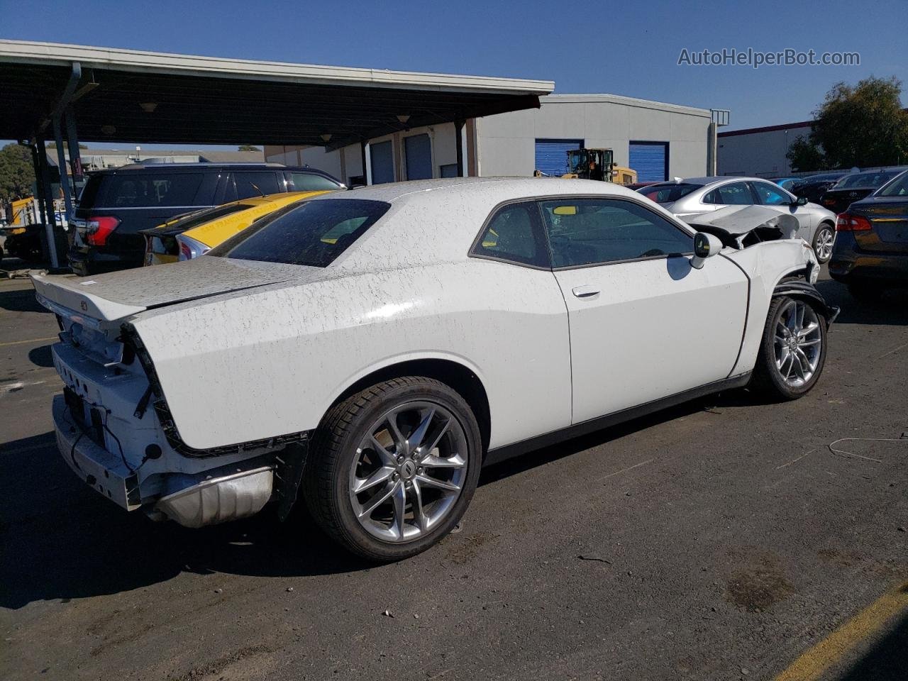 2023 Dodge Challenger Gt White vin: 2C3CDZKG0PH507801