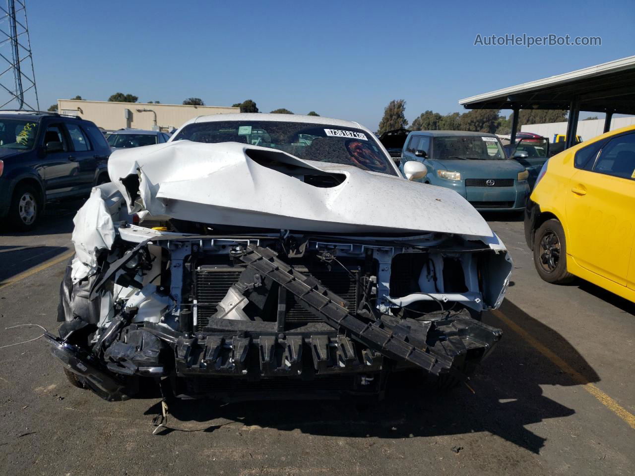 2023 Dodge Challenger Gt Белый vin: 2C3CDZKG0PH507801